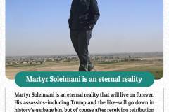 Martyr Soleimani is an eternal reality that will live on forever