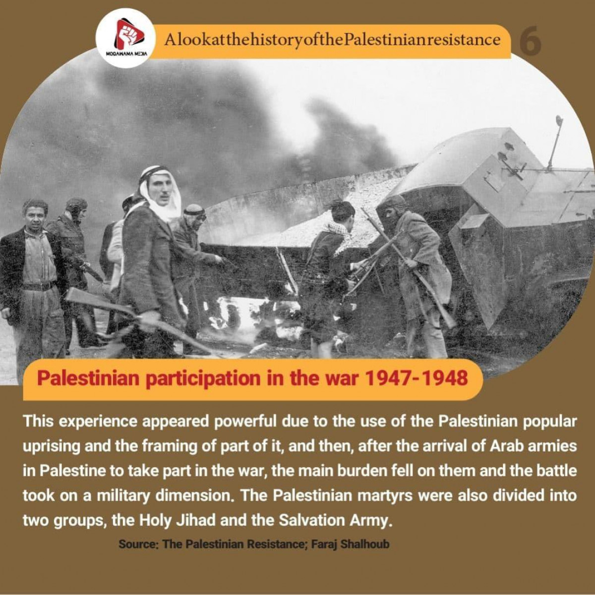 Palestinian participation in the war 1947-1948