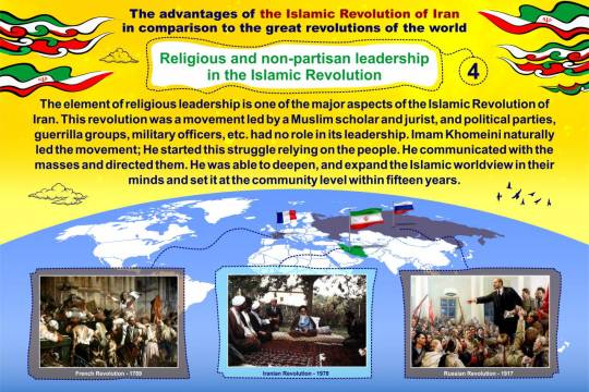 The advantages of the Islamic Revolution of Iran in comparison to the great revolutions of the world 4