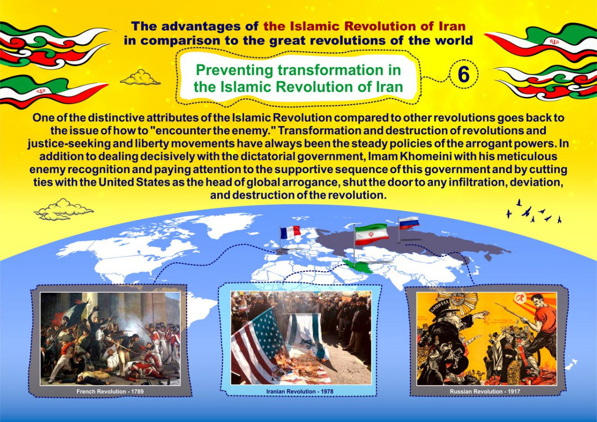 The advantages of the Islamic Revolution of Iran in comparison to the great revolutions of the world 6