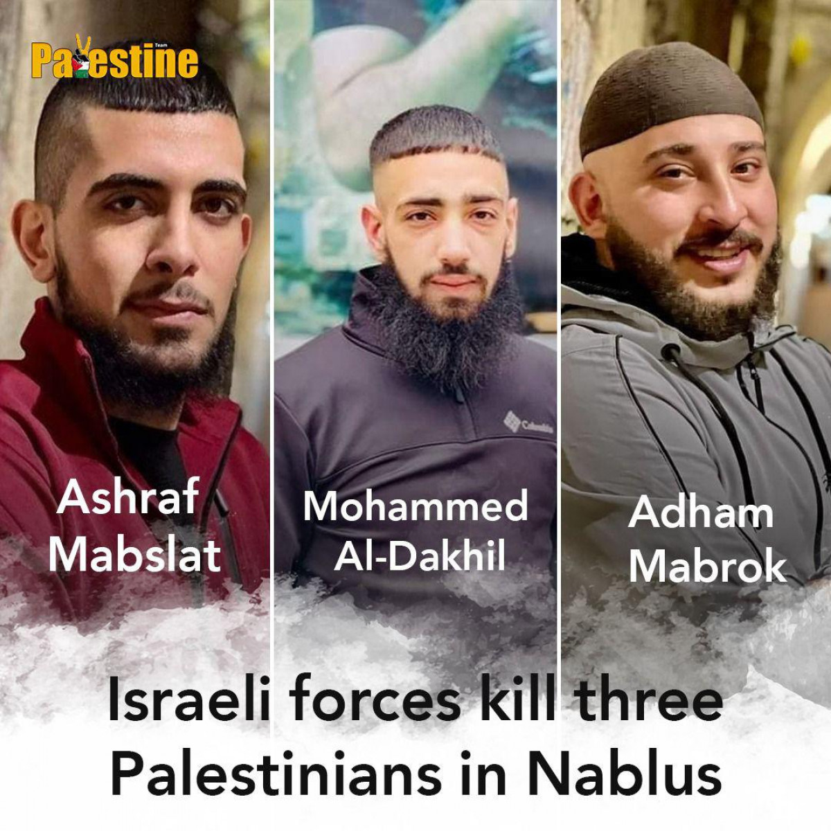 Israeli forces kill three Palestinians in Nablus