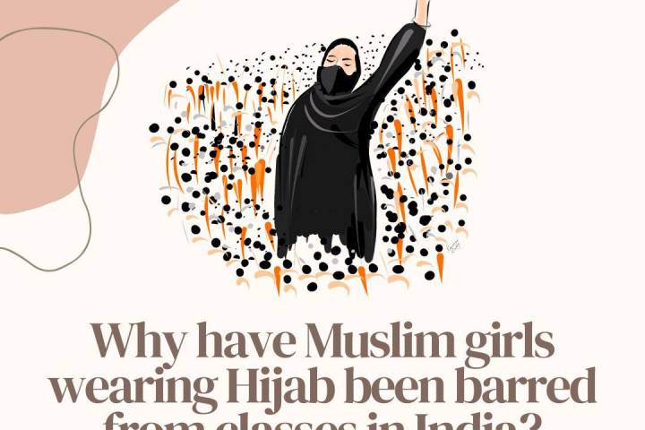 Why have Muslim girls wearing Hijab been barred from classes in India?