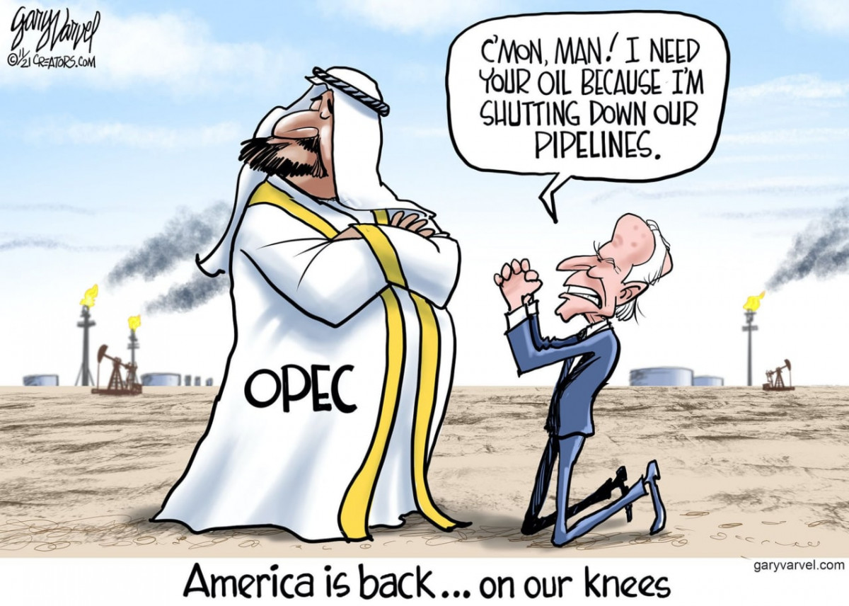 America is back ... on our knees