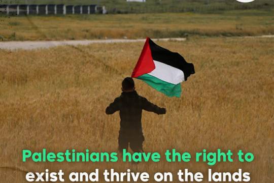 Palestinians are deeply rooted in their land