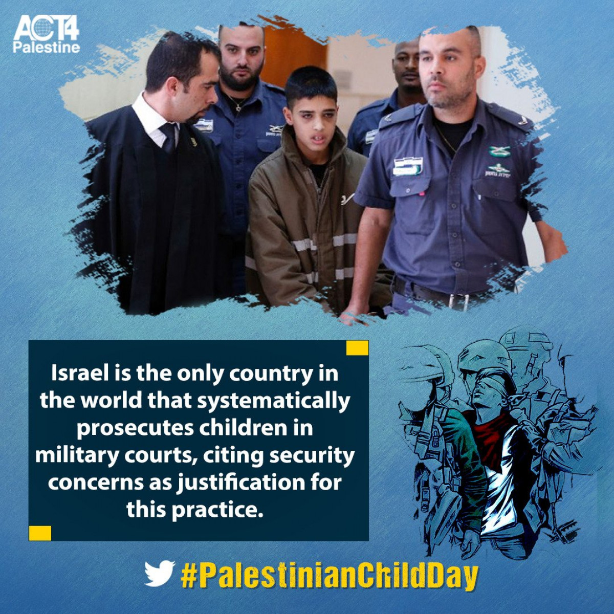 The administrative detention of Palestinian children – without charge or trial