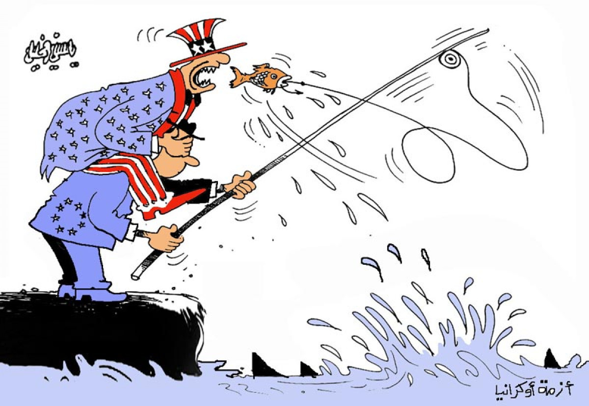 كاريكاتير / أزمة أوكرانيا