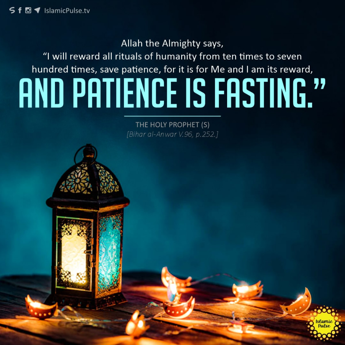 patience is fasting.