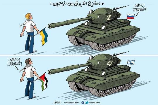 Double Standards= Ukraine and Palestine