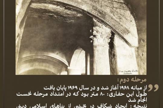 مجموعه پوستر : مراحل حفاری در مسجد الاقصی