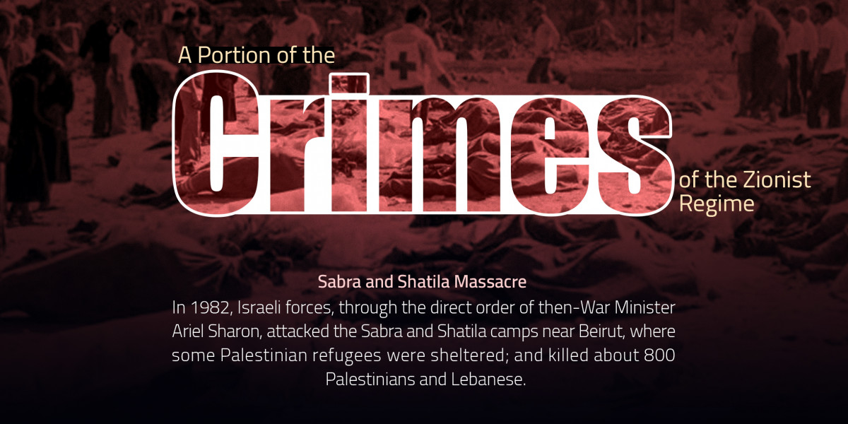 A Portion of the Crimes of the Zionist Regime: sabra and Shatila Massacre