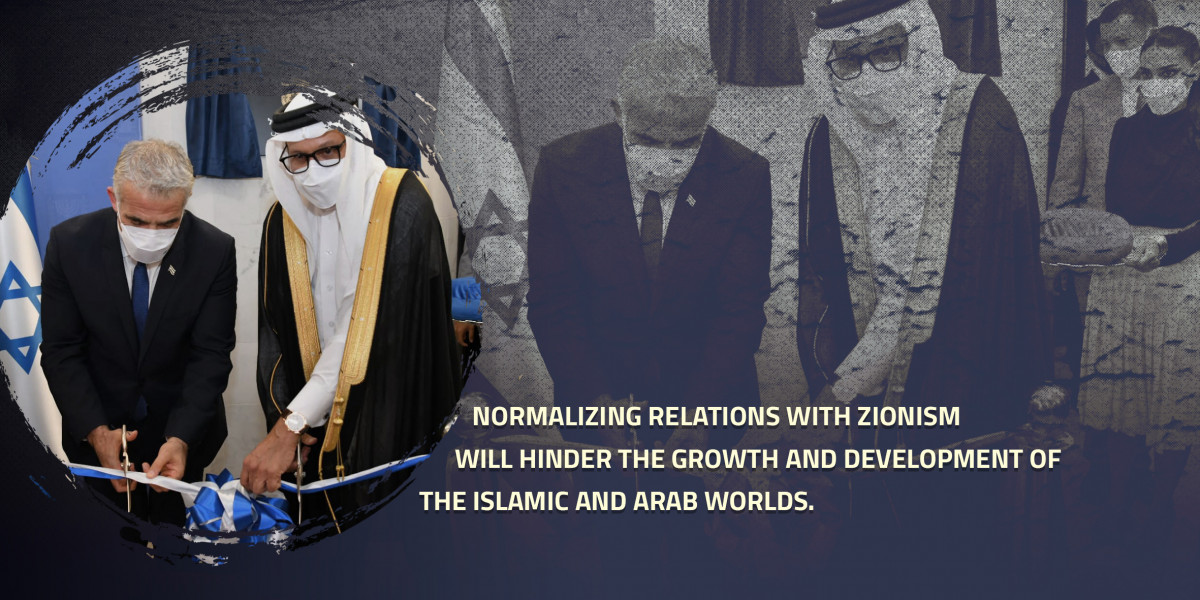 normalizing relations with Zionism will hinder the growth and development of the Islamic and ARAB worlds