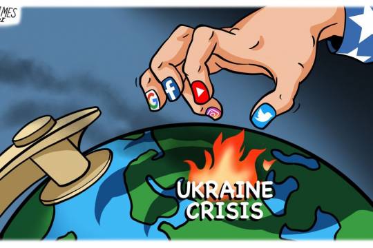 US social media giants influence "cognitive war" over  Ukraine Crisis