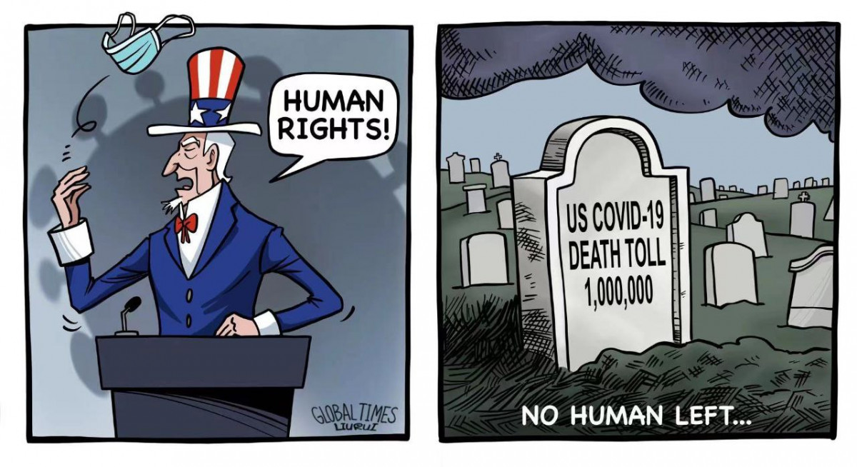 The tragic COVID milestone caused by “US-style human rights