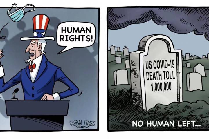 The tragic COVID milestone caused by “US-style human rights