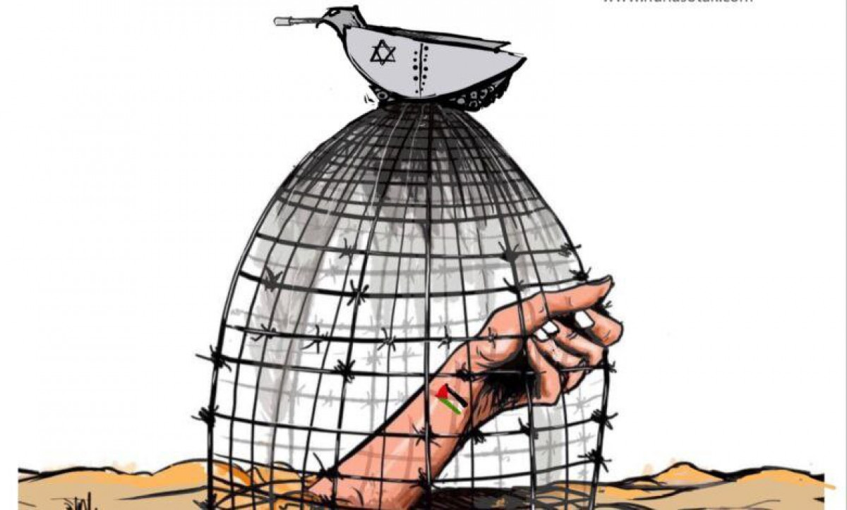 كاريكاتير / الفصل العنصري الإسرائيلي