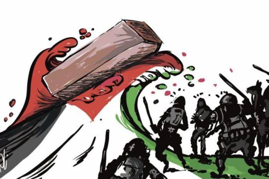 كاريكاتير / الاعتداء على جثمان شيرين أبو عاقلة