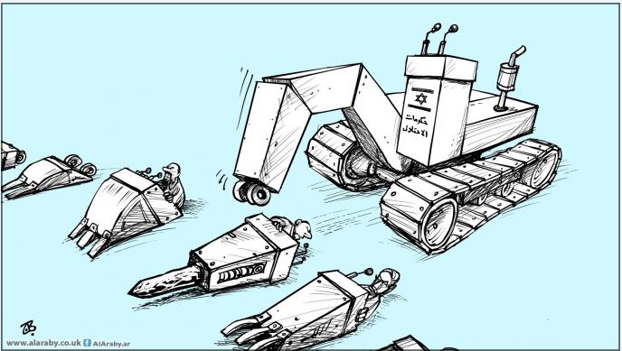 كاريكاتير / حكومات الإحتلال