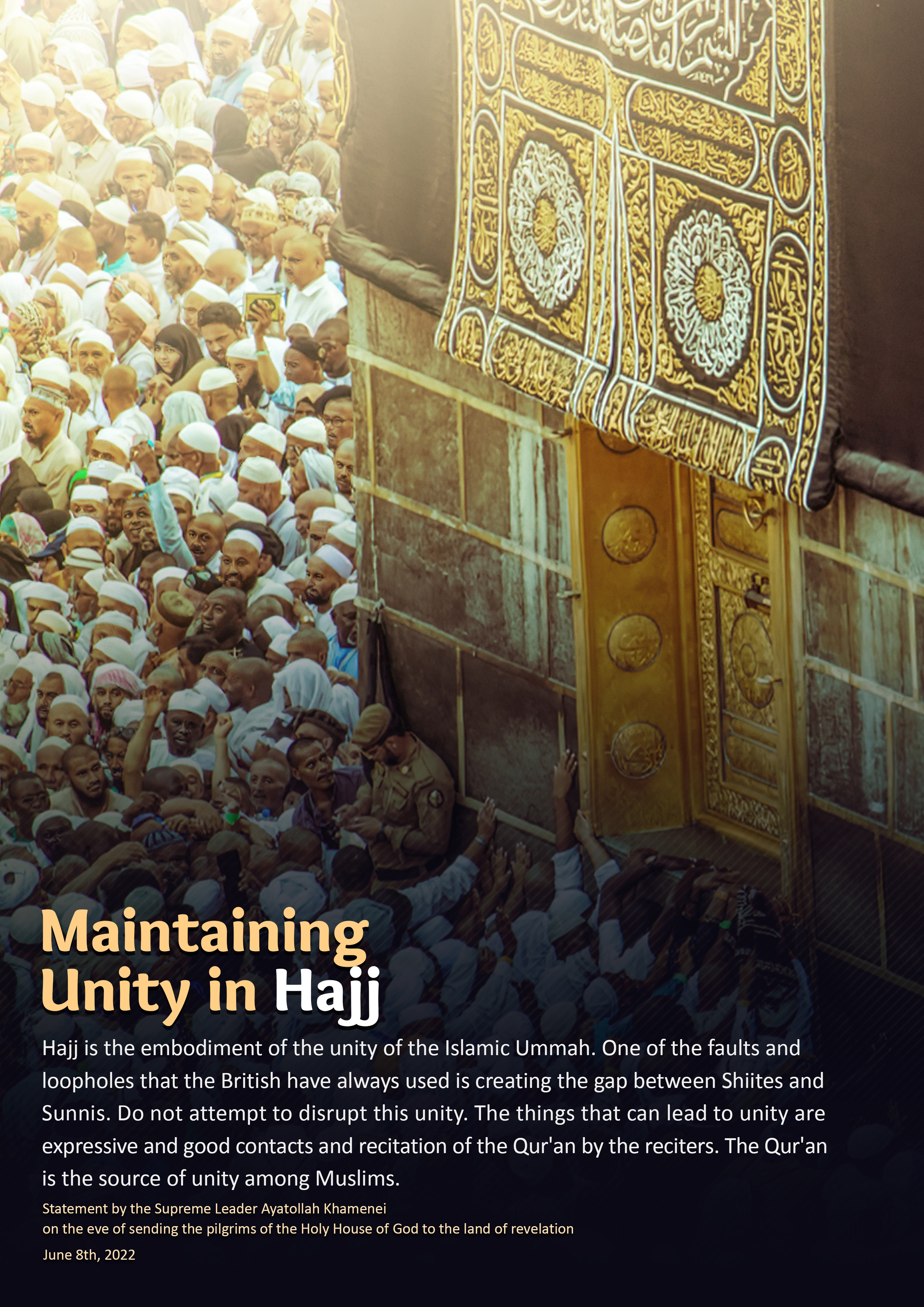 maintaining unity in hajj
