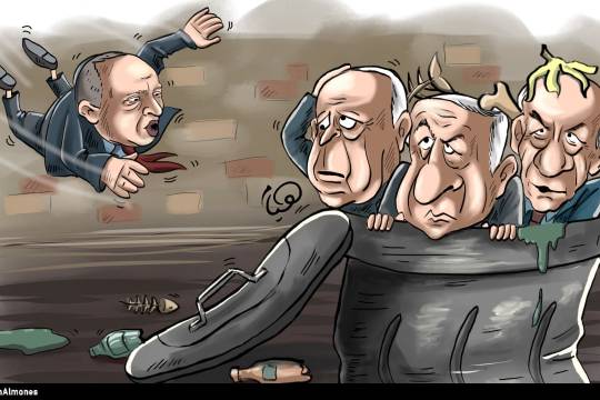 كاريكاتير / حل البرلمان الإسرائيلي وإنتهاء مسيرة نفتالي بينيت