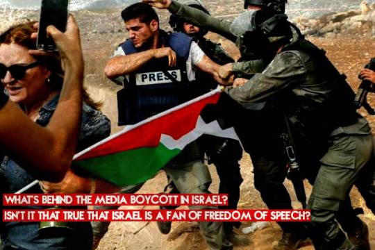 what's behind the media boycott in Israel?