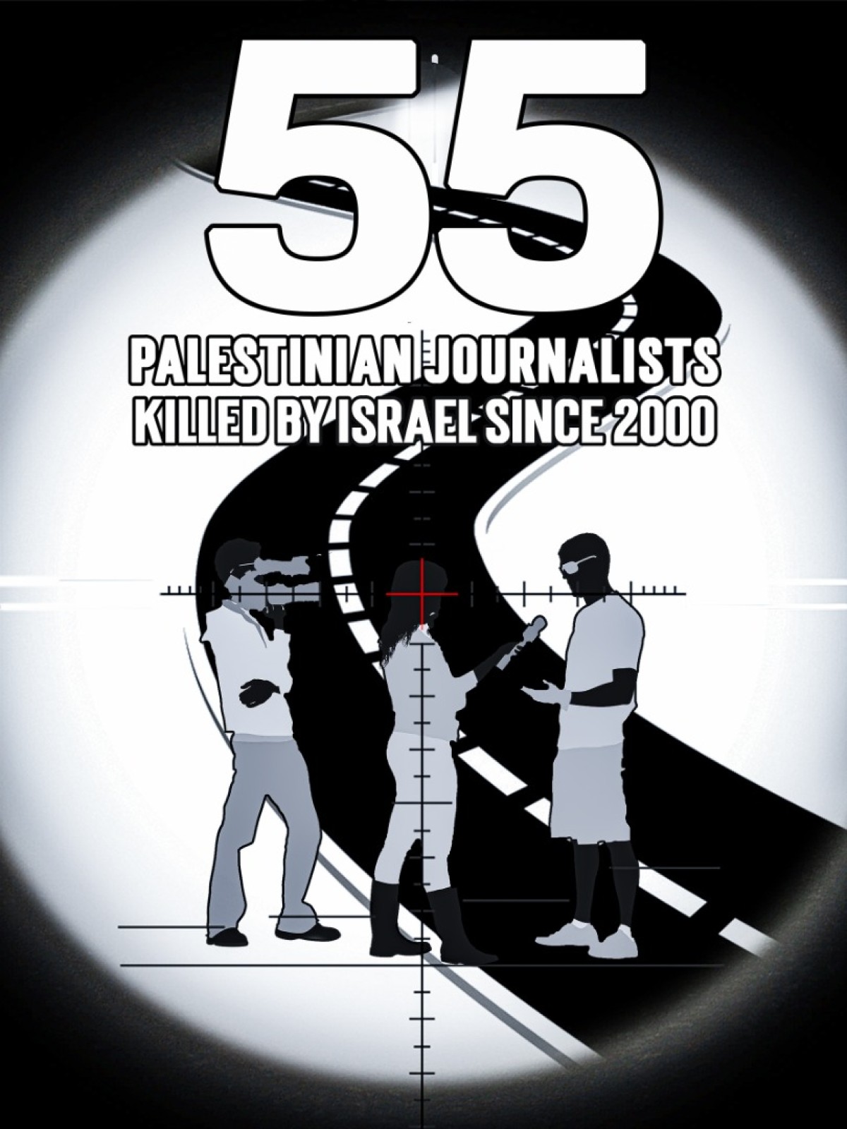 55 Palestinian journalists killed by Israel since 2000