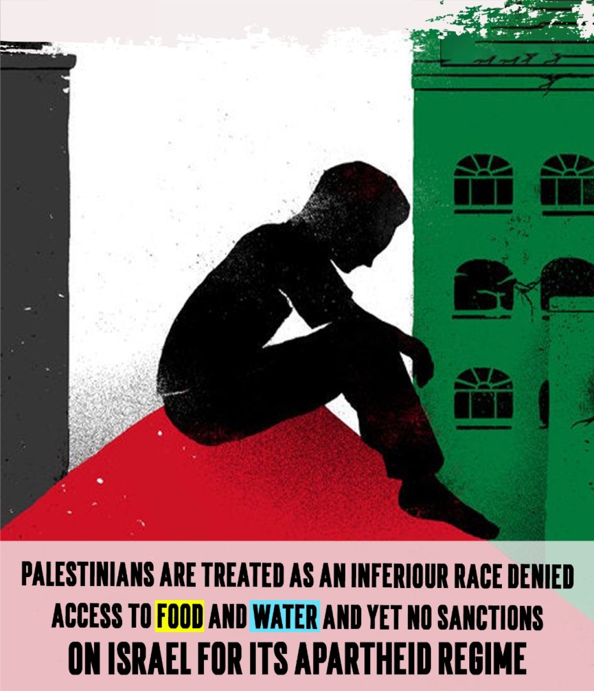 Palestinians are treated as an inferiour race denied