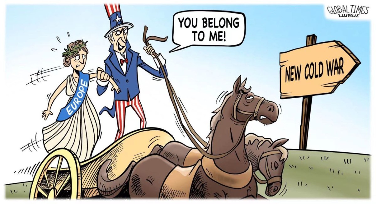 US ties Europe to its chariot.