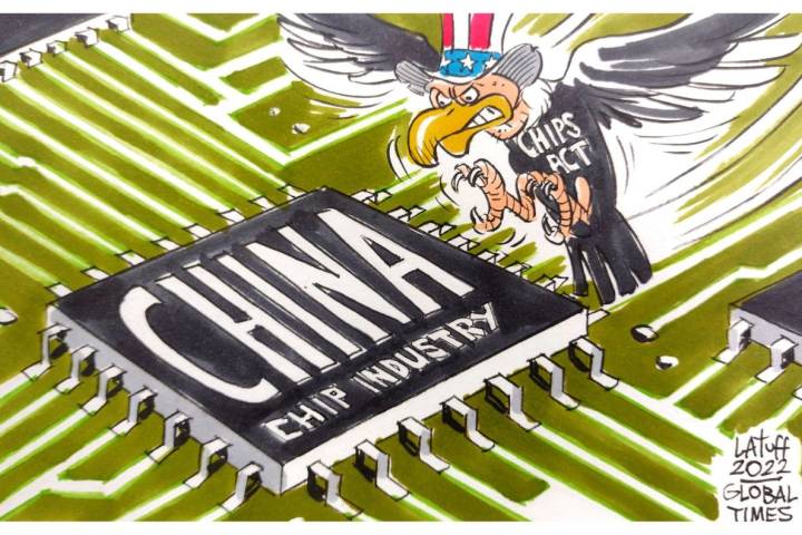 US claws at China’s chip industry fanning flames on tech confrontation.
