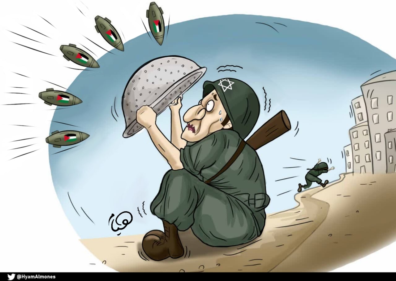 كاريكاتير / فلسطین تؤدب إسرائیل