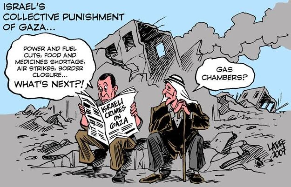ISRAEL'S COLLECTIVE PUNISHMENT OF GAZA...