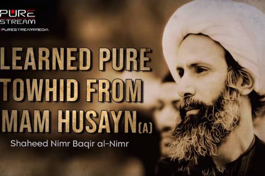 I Learned Pure Towhid From Imam Husayn (A)