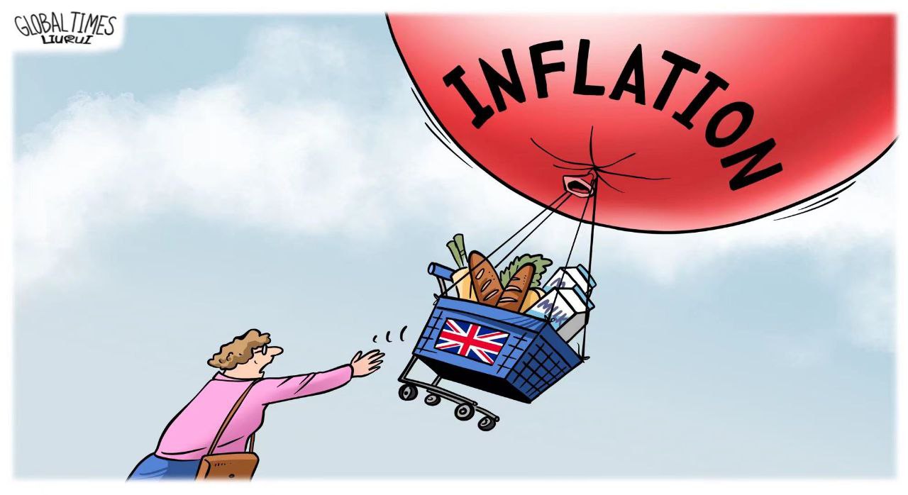 UK inflation rises up to the sky