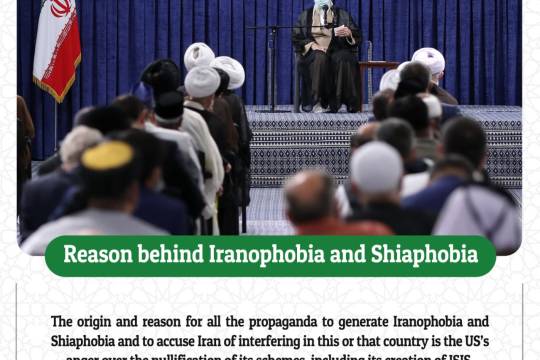 Reason behind Iranophobia and Shiaphobia