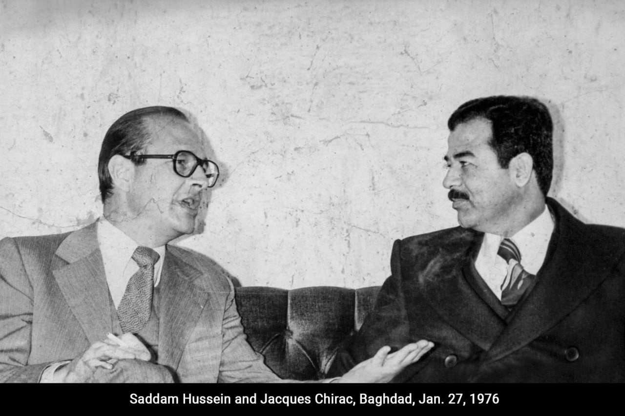 East and West Backed Saddam Hussein