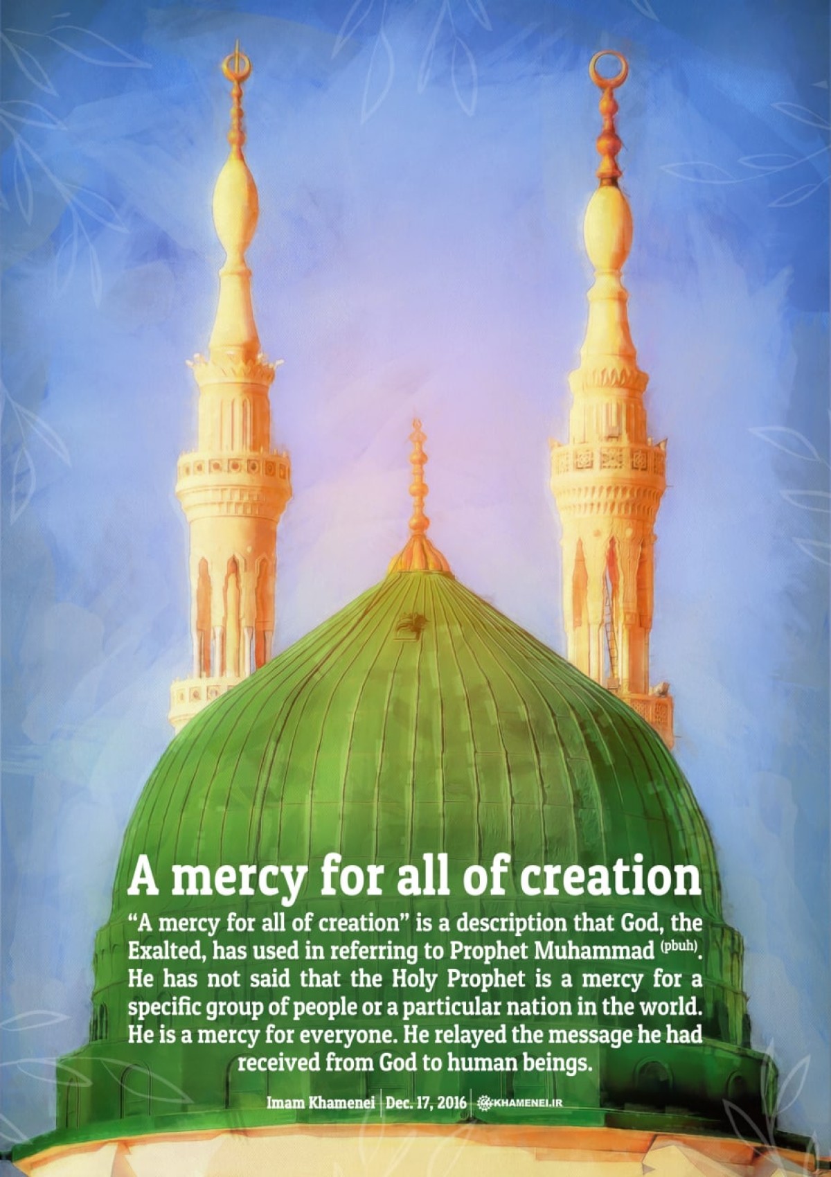 A mercy for all of creation