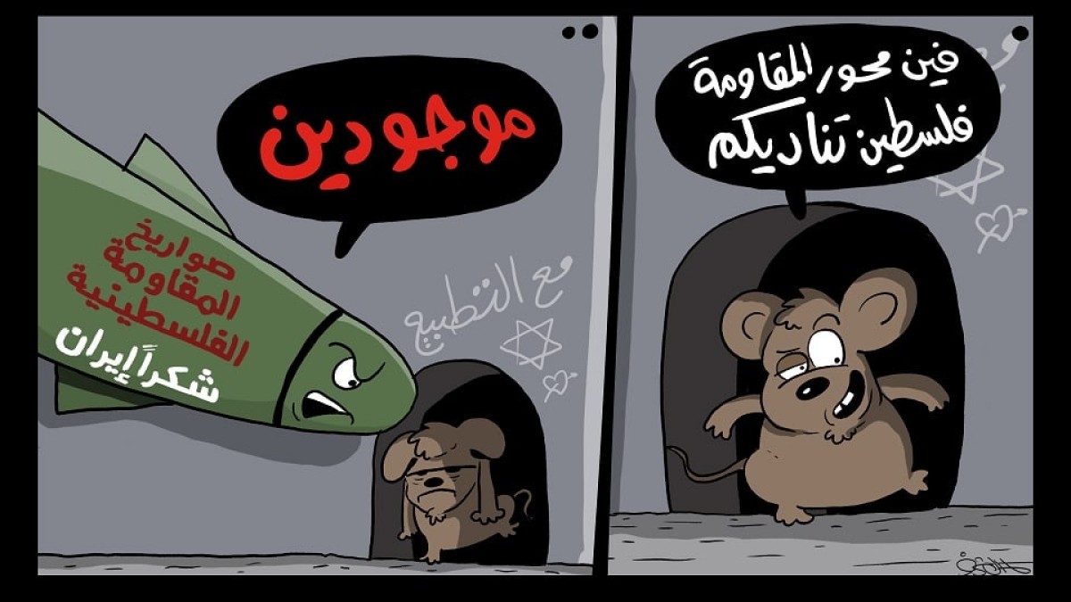 كاريكاتير / صواريخ المقاومة الفلسطينية