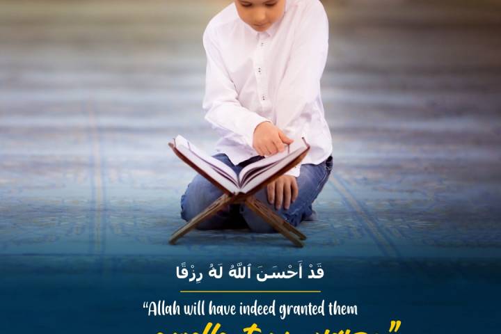 "Allah will have indeed granted them an excellent provision."