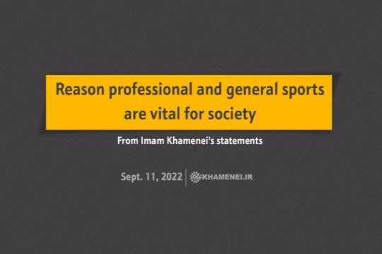 Reason professional and general sports are vital for society