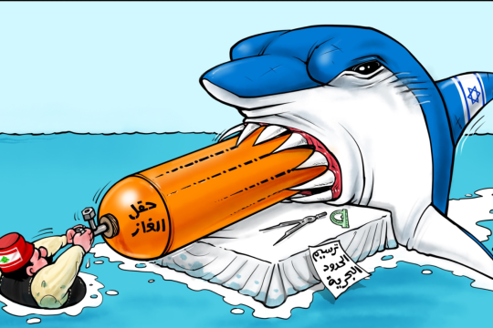 كاريكاتير / ترسيم حدود البحرية