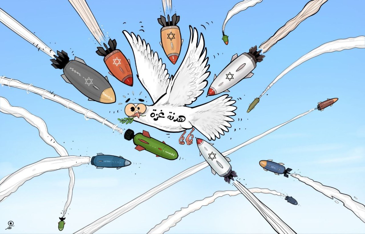 كاريكاتير / هدنة غزة