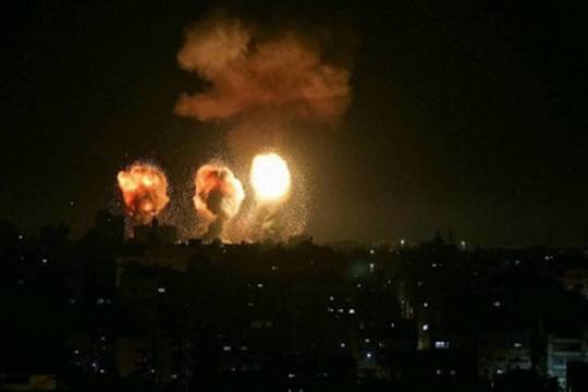 Gaza, new Israeli raids, Palestinian air defense returns fire