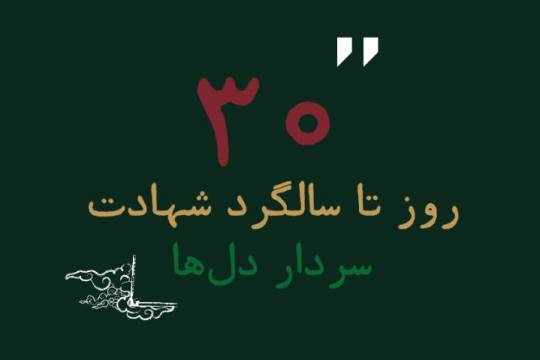 مجموعه عکس نوشت : روز شمار شهادت سردار دلها