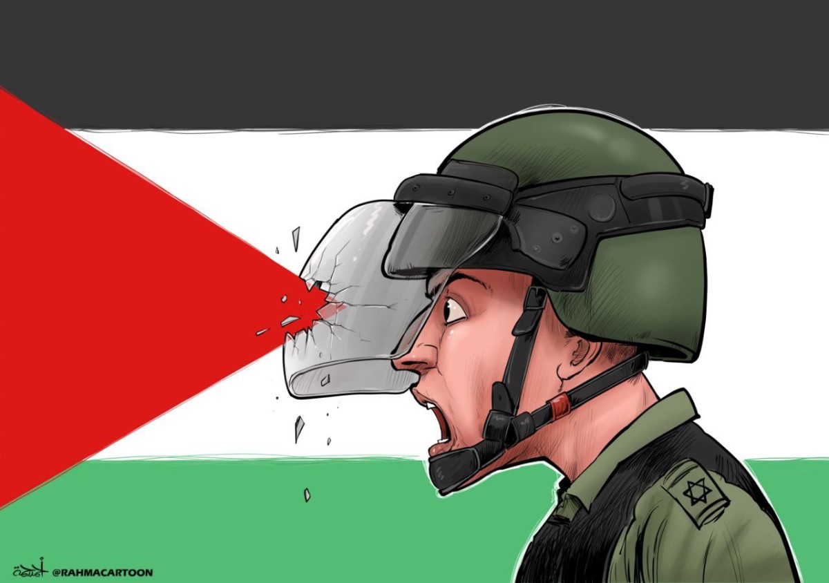 كاريكاتير / ‏عمليات فلسطينية ضد الاحتلال