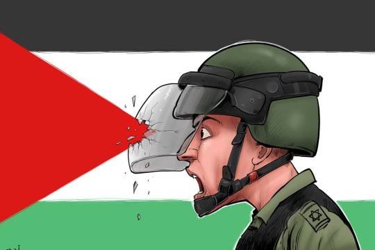 كاريكاتير / ‏عمليات فلسطينية ضد الاحتلال