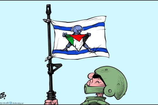 كاريكاتير / الوجود الفلسطيني والاحتلال