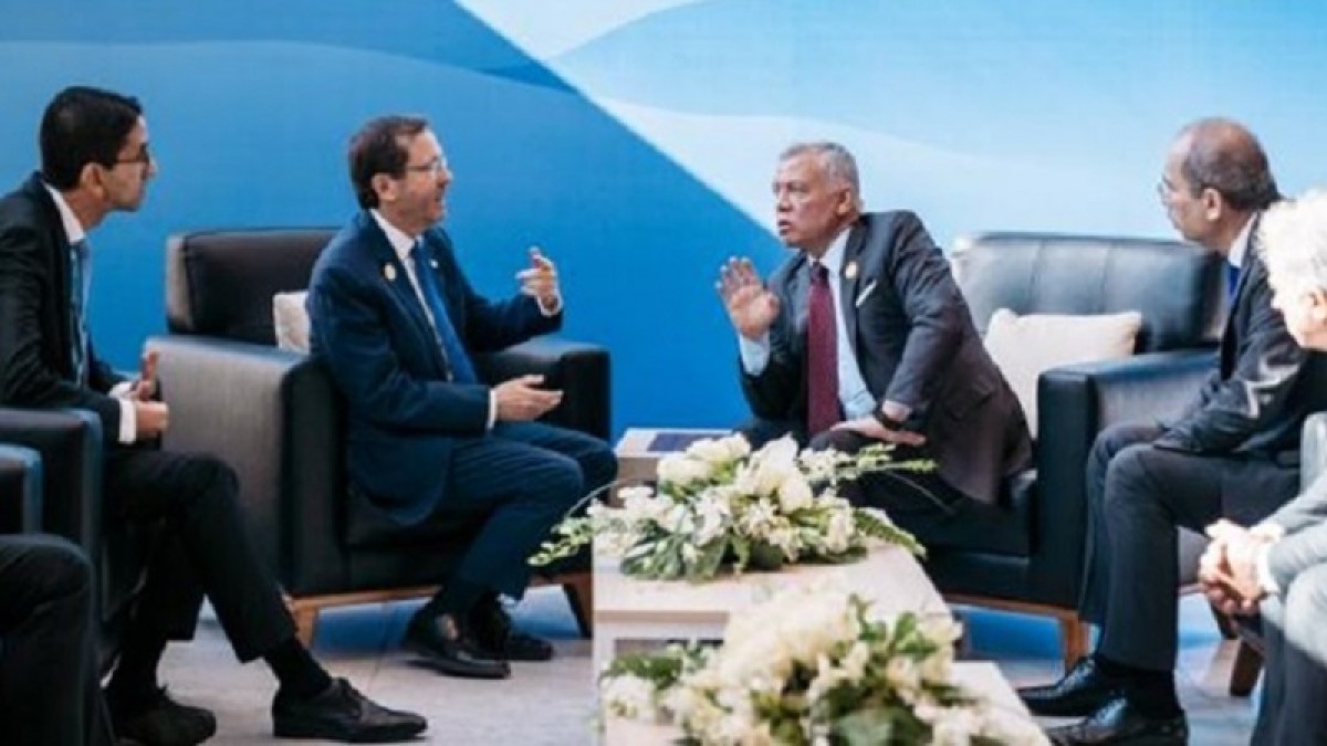 King of Jordan met with the head of the Zionist regime in Egypt