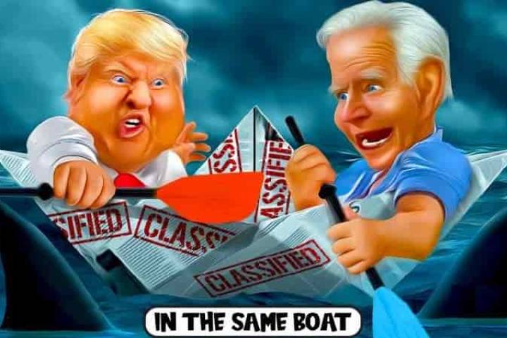 The secret cards of Trump and Biden!