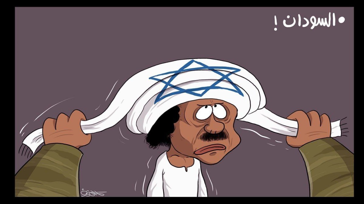 كاريكاتير / من أبوظبي إلى الخرطوم