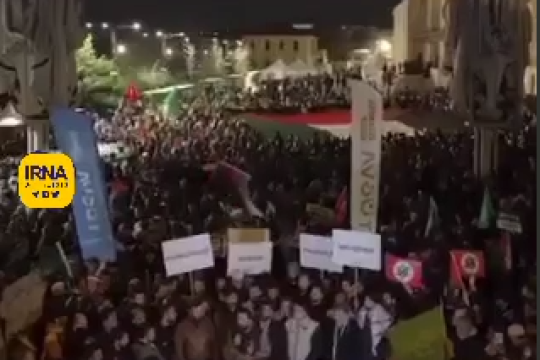 مجموعه ویدیو : تظاهرات گسترده مردم ترکیه در حمایت از مسجد الاقصی