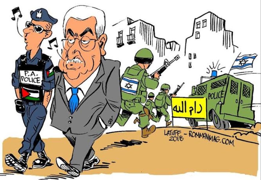 Rather than protecting their own people, Palestinian Authority security forces not only omit themselves but also COLLABORATE with Israeli apartheid troops.